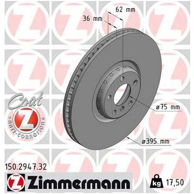 Brzdový kotúč ZIMMERMANN 150.2948.32