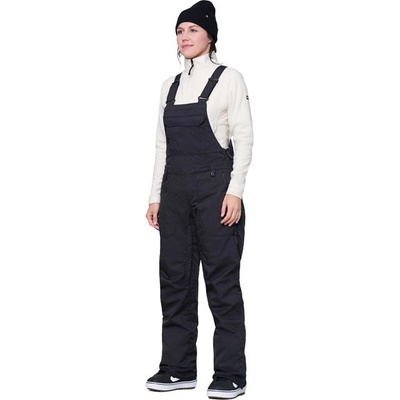 686 lacláče Wmns Black Magic Insulated Bib Black Geo Jacquard BLK