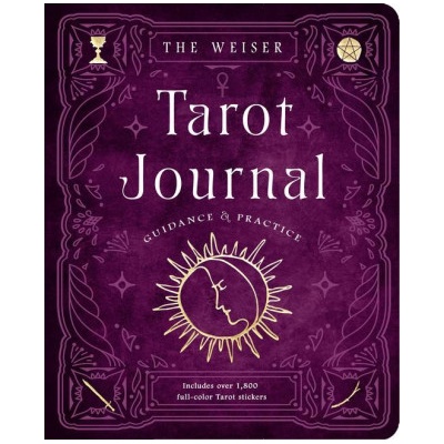 Weiser Books The Weiser Tarot Journal: Guidance and Practice (for Use with Any Tarot Deck--Includes Over 120 Specially Designed Journal Pages and 1, 800 Full- | REED THERESA