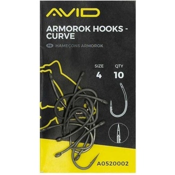 Avid Carp Armorok Hooks Curve Barbed vel.8 10 ks