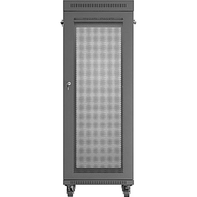 Lanberg rack cabinet 19" free-standing 32U/600X800 (FLAT PACK) with mesh door LCD black (FF01-6832-23BL)
