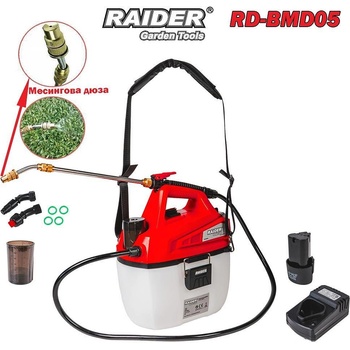 Raider Пръскачка акумулаторна, RAIDER RD-BMD05, 12V, 2Ah, 5 л, 3 bar (098108)