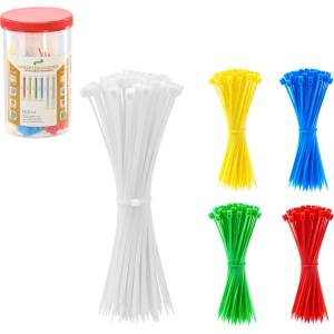 Chomik Кабелни връзки в тубус микс размери, комплект 550бр 80428 (lar3890)
