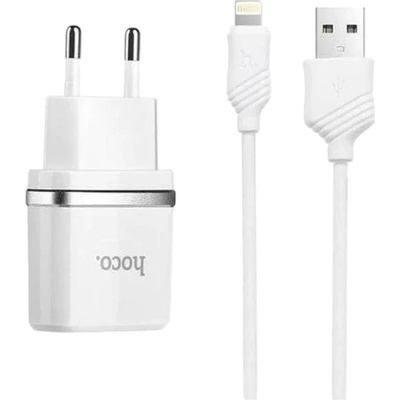 hoco. Зарядно с кабел Hoco, За Iphone, 1A, С кабел (6957531047735)