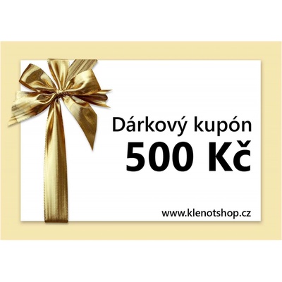 Šperky Jan Kos Dárkový poukaz v hodnotě 500 Kč – Hledejceny.cz