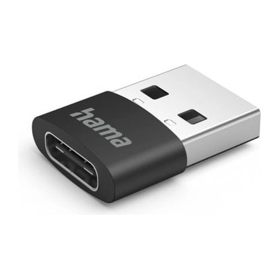 CHERRY Преходник hama, от usb-a (м) към usb-c (ж), черен (hama-201532)