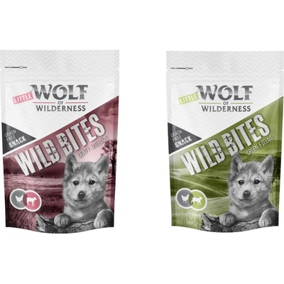 Wolf of Wilderness Wolf of Wilderness Wild Bites с смесени опаковки - Junior микс от 2 вида: агнешко, телешко (360 г)