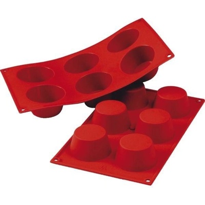 Silikomart forma na mafiny muffiny 6 otvorov 6,9cm dezerty silikón profi