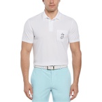 Original Penguin Golf Блуза с яка Original Penguin Golf Men's PG Graphic Oxford Short-Sleeve Performance Polo Shirt - Bright White