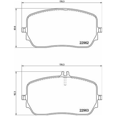 BREMBO Sada brzdových doštičiek P 50 149