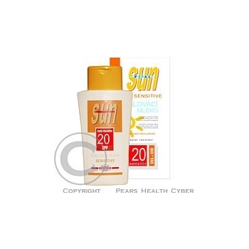 SunVital Sensitive opalovací mléko SPF20 200 ml