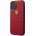 Ferrari On Track Perforated Hard Case - кожен кейс за iPhone 12, iPhone 12 Pro (червен)
