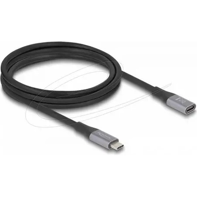 Delock Удължителен кабел USB-C, 40 Gbps, PD 240W, 1 м, сив (DELOCK-81201)