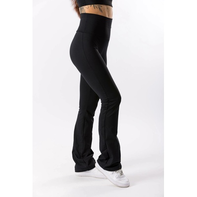 GoldBee Zvonové Legíny Stahovací Pas Lycra Black