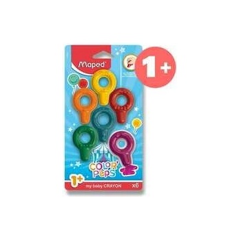 MAPED Voskovky "Color`Peps Baby" 6 rôznych farieb