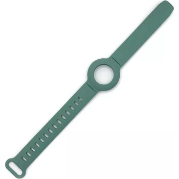 JC Силиконова каишка за Apple AirTag - JC AirTag Silicone Band (тъмнозелен)