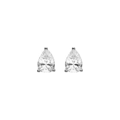 Diamonfire Luxusní stříbrné náušnice E6056