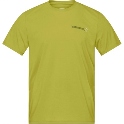 Norrøna Мъжка спортна тениска Norrøna Femund Tech T-Shirt Sport shirt - Golden Lime - размер XXL (216-3844-0515)