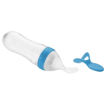 Image 1 of BabyJem Лъжица с контейнер за твърда храна BabyJem - Синя (806)