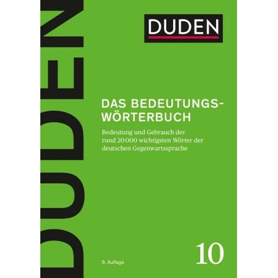 Das Bedeutungswörterbuch