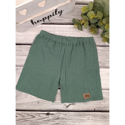 Textil EBi Kraťasy mušelín Khaki