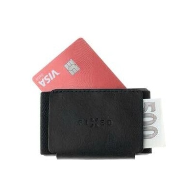FIXED Tiny Wallet z pravej hovädzej kože (FIXW-STN2-BK) čierna