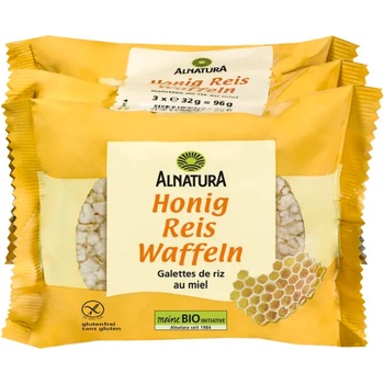 Alnatura Био оризокви с мед - 96 г