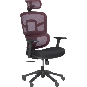 Bittel Ергономичен стол Carmen 7582 - червен-черен (3520406_1) - tierradesign