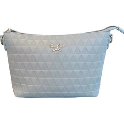 David Jones dámská crossbody kabelka světle 6942-1 light blue modrá