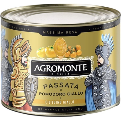 Agromonte paradajkový pretlak zo žltých paradajok a žltých cherry paradajok 2 kg