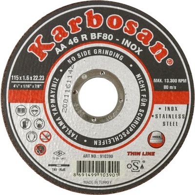 Kotouč řezný na kov nerez 115 mm