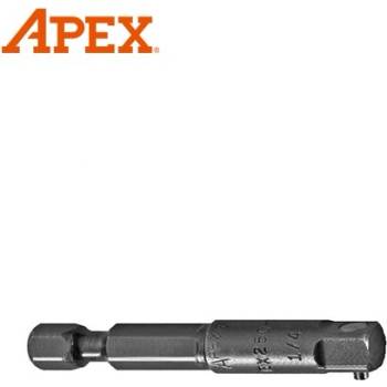 APEX Tool Адаптор за вложка 1/4 шестостен към 1/4 квадрат / apex ex-250-2 / (apx ex-250-2)