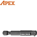 APEX Tool Адаптор за вложка 1/4 шестостен към 1/4 квадрат / apex ex-250-2 / (apx ex-250-2)