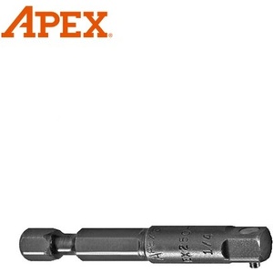 APEX Tool Адаптор за вложка 1/4 шестостен към 1/4 квадрат / apex ex-250-2 / (apx ex-250-2)