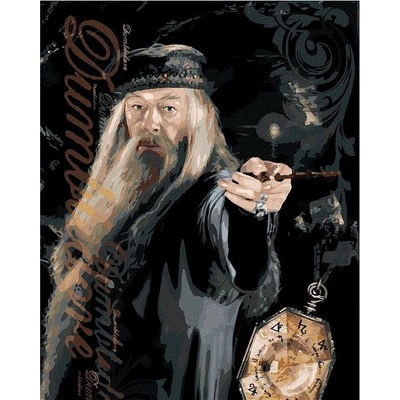 zuty Malování Podle Čísel Plakát Brumbál A Viteál Harry Potter 40 x 50 Cm Plátno Rám