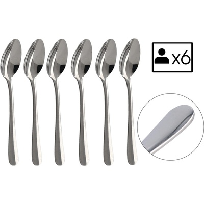 Pro-Tech shop Sada čajových lžiček z nerezové oceli Classic 6 ks