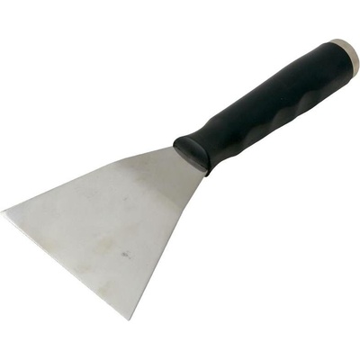 Špachtle škrabací 100mm bez násady nerez/plast