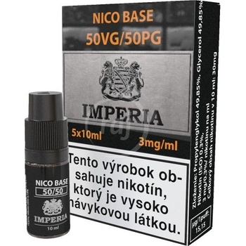 Imperia Nikotinová báza PG50/VG50 3mg 5x10ml