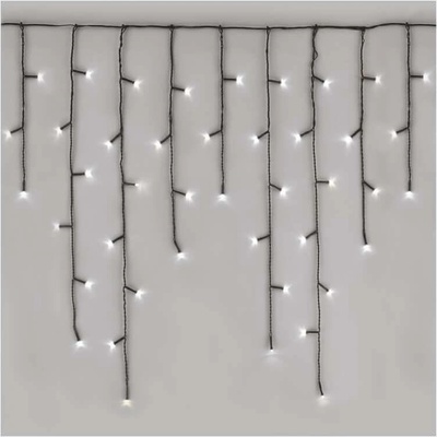 EMOS Lighting D4CC01 LED vianočné cencúle 3,6 m vonkajšie aj vnútorné studená biela programy