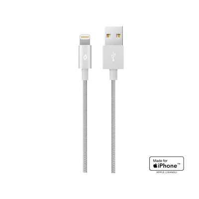 Ttec Кабел ttec MFi AlumiCable Lightning USB Charge/Data Cable - Сребрист