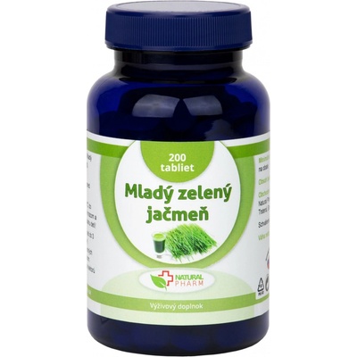 Natural Pharm Mladý zelený jačmeň 200 ks