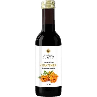 Tvrdošovské Zlato Rakytníková šťava 100% Bio 185 ml