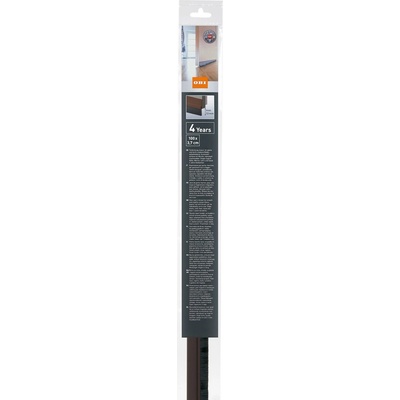 OBI Samolepiace plastové tesnenie dverí, hnedá, 100 x 3,7 cm