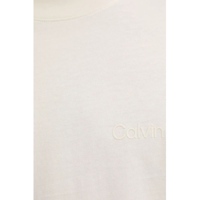 Calvin Klein Jeans Памучна тениска Calvin Klein Jeans в бежово с принт J30J326402 (J30J326402)