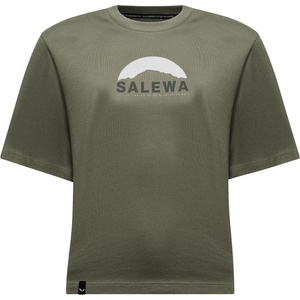 Salewa Дамска тениска Salewa Women's Eagle Sunrise T-Shirt S/S T-shirt - Faded Green - размер 36 (EU) (916-7393-0213)
