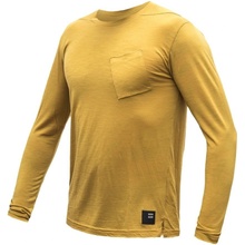 Sensor Merino air pánské triko dl.rukáv mustard