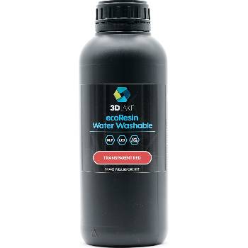 Image 1 of 3DJAKE ecoResin Water Washable Transparent Rot - 1.000 g (02-33220331)