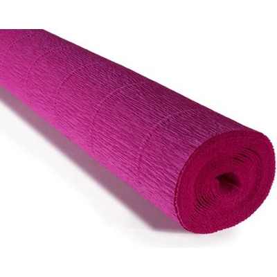 Italský krepový papír Cartotecnica Rossi 180g (50 x 250cm) - cyklámenová 572