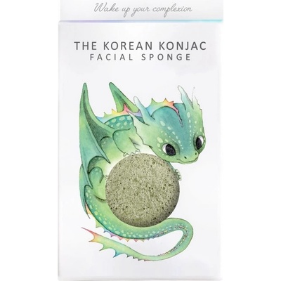 THE KONJAC SPONGE Konjak s věšáčkem, Drak se zeleným jílem – Zboží Dáma