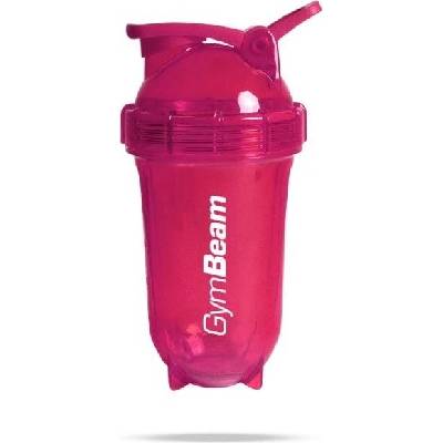 Šejkr Tritan Clear Pink 500 ml - GymBeam Barva: růžová